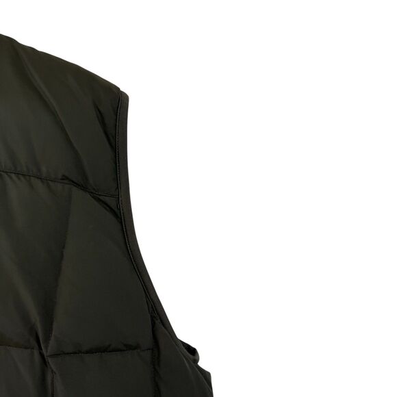 Eddie Bauer Large Down Puffer Vest Jacket Goose Down Green Sleeveless Mens - Picture 16 of 16